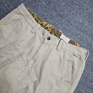 Boss Hugo Boss Linen Blend Pants Mens 52 R Khaki Comfort Fit Straight